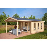 Gartenhaus mit Vordach “Eva E” 7x3m | Gartenhaus mit Vordach | Modernes Vordach aus Holz | Gartenhaus mit Überdachung im Garten mit Sonnendach Gartenhaus mit Vordach “Eva E” 7x3m | Gartenhaus mit Vordach | Modernes Vordach aus Holz | Gartenhaus mit Überdachung im Garten mit Sonnendach