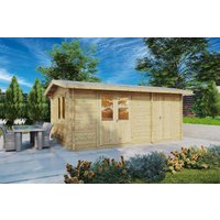 Gartenhaus mit Geräteschuppen “Super Fred” 5x3m | 2-Raum-Gartenhaus mit Schuppen | 3x5m großes Gartenhaus aus Holz | Holzhaus mit Schuppen Gartenhaus mit Geräteschuppen “Super Fred” 5x3m | 2-Raum-Gartenhaus mit Schuppen | 3x5m großes Gartenhaus aus Holz | Holzhaus mit Schuppen