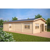 Holzhaus “Klassenzimmer” 12x5m | Holzhaus mit Klassenzimmer | Großes Gartenhaus aus Holz | 5x12m großes Gartenhaus Holzhaus “Klassenzimmer” 12x5m | Holzhaus mit Klassenzimmer | Großes Gartenhaus aus Holz | 5x12m großes Gartenhaus