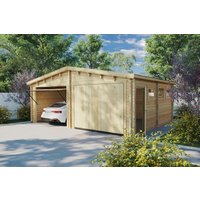 Doppelgarage aus Holz “Deluxe E” 6x6m | Doppelgarage aus Holz | Holzgarage als Bausatz | Fertiggarage kaufen | Luxus-Holzgarage | Rabatt: 11 % Doppelgarage aus Holz “Deluxe E” 6x6m | Doppelgarage aus Holz | Holzgarage als Bausatz | Fertiggarage kaufen | Luxus-Holzgarage | Rabatt: 11 %