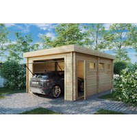 Fertiggarage mit Schwingtor “Deluxe C” 4x6m | Garage mit Schwingtor aus Holz | Holzgarage als Bausatz | Fertiggarage kaufen Fertiggarage mit Schwingtor “Deluxe C” 4x6m | Garage mit Schwingtor aus Holz | Holzgarage als Bausatz | Fertiggarage kaufen