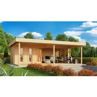 Gartenhaus mit Terrasse “Garden Paradise A” 8x5m | Gartenhaus mit Veranda 6x8m | Gartenhaus mit Terrasse und TerrassenĂĽberdachung mit Sonnendach, mit Terrasse Gartenhaus mit Terrasse “Garden Paradise A” 8x5m | Gartenhaus mit Veranda 6x8m | Gartenhaus mit Terrasse und TerrassenĂĽberdachung mit Sonnendach, mit Terrasse