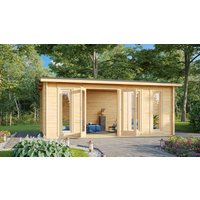 Gartenhaus “Barcelona” 6x4m | Geräumiger offener Bereich Gartenhaus 21m² | Großer Garten-Hobbyraum | extra-große Fenster Gartenhaus “Barcelona” 6x4m | Geräumiger offener Bereich Gartenhaus 21m² | Großer Garten-Hobbyraum | extra-große Fenster