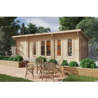 Gartenhaus mit Lagerraum “Barbados Plus” 8x4m | Großes Gartenhaus mit geräumigem Lagerraum 28m² | 5 Jahre Garantie mit Schuppen Gartenhaus mit Lagerraum “Barbados Plus” 8x4m | Großes Gartenhaus mit geräumigem Lagerraum 28m² | 5 Jahre Garantie mit Schuppen