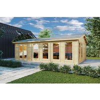 Großes Gartenzimmer „Snooker XL 2“ 8x6m | Großes Gartenhaus aus Holz für Snooker und Billard | Holzhaus mit Satteldach Großes Gartenzimmer „Snooker XL 2“ 8x6m | Großes Gartenhaus aus Holz für Snooker und Billard | Holzhaus mit Satteldach