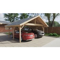 Großer Holz-Carport-Bausatz “Henley XL” 6x5m | Carport aus Holz | Carport-Bausatz selber aufbauen | Doppelcarport aus Holz Großer Holz-Carport-Bausatz “Henley XL” 6x5m | Carport aus Holz | Carport-Bausatz selber aufbauen | Doppelcarport aus Holz