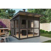 Moderner Grillpavillon “Noah” 3x3m | 3x4m großes Gartenhaus mit Grill | 4x3m großes Gartenhaus aus Holz | Grillpavillon Moderner Grillpavillon “Noah” 3x3m | 3x4m großes Gartenhaus mit Grill | 4x3m großes Gartenhaus aus Holz | Grillpavillon