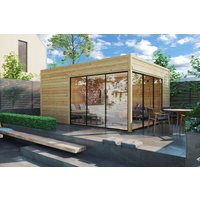 Modernes Gartenhaus “Grace ALU” 5x4m | Großer zeitgenössischer Gartenraum - 19m² - QUBE SERIES | Elegant gestaltet | Rabatt: 8 % Modernes Gartenhaus “Grace ALU” 5x4m | Großer zeitgenössischer Gartenraum - 19m² - QUBE SERIES | Elegant gestaltet | Rabatt: 8 %