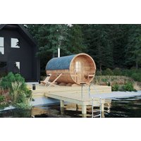 Große Fasssauna mit Terrasse 4x2m | Sauna mit Terrasse | Große Fasssauna kaufen | Holz-Sauna kaufen | Saunafass aus Thermoholz oder Fichtenholz Große Fasssauna mit Terrasse 4x2m | Sauna mit Terrasse | Große Fasssauna kaufen | Holz-Sauna kaufen | Saunafass aus Thermoholz oder Fichtenholz
