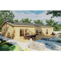 Blockhaus mit drei Schlafzimmern “Madrid” 15x9m | Blockhaus mit 3 Schlafzimmern | Blockbohlenhaus als Ferienhaus kaufen Blockhaus mit drei Schlafzimmern “Madrid” 15x9m | Blockhaus mit 3 Schlafzimmern | Blockbohlenhaus als Ferienhaus kaufen