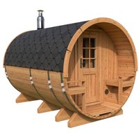 Fasssauna „Standard“ mit Terrasse 3x2m | Sauna mit Terrasse | Fasssauna kaufen | Holz-Sauna kaufen | Saunafass aus Thermoholz oder Fichtenholz Fasssauna „Standard“ mit Terrasse 3x2m | Sauna mit Terrasse | Fasssauna kaufen | Holz-Sauna kaufen | Saunafass aus Thermoholz oder Fichtenholz
