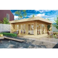 Geräumiges Gartenhaus mit Veranda “Roger” 6x6m | Geräumiges Gartenhaus mit großer Veranda | 6x6m großes Gartenhaus mit Terrasse Geräumiges Gartenhaus mit Veranda “Roger” 6x6m | Geräumiges Gartenhaus mit großer Veranda | 6x6m großes Gartenhaus mit Terrasse