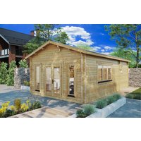 Gartenhaus mit Schlafzimmer und Toilette “Stefan 6” 5x8m Gartenhaus mit Schlafzimmer und Toilette “Stefan 6” 5x8m