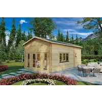 Blockhaus mit Schlafboden “Stefan 5” 5x8m mit Schlafboden Blockhaus mit Schlafboden “Stefan 5” 5x8m mit Schlafboden