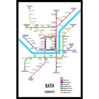 BATH UNDERGROUND JIGSAW MAP (HPCUG1000)