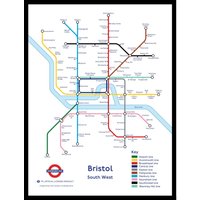 BRISTOL UNDERGROUND JIGSAW MAP (HPCUG400)