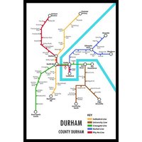 DURHAM UNDERGROUND JIGSAW MAP (HPCUG1000)