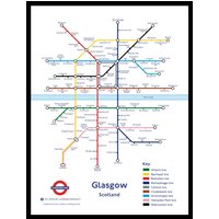 GLASGOW UNDERGROUND JIGSAW MAP (HPCUG400)