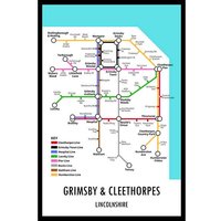 GRIMSBY AND CLEETHORPES UNDERGROUND JIGSAW MAP (HPCUG1000)