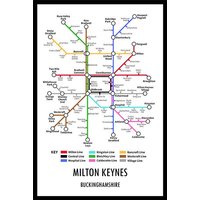 MILTON KEYNES UNDERGROUND JIGSAW MAP (HPCUG1000)