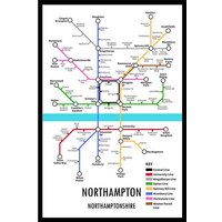 NORTHAMPTON UNDERGROUND JIGSAW MAP (HPCUG1000)