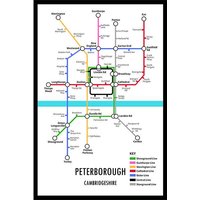 PETERBOROUGH UNDERGROUND JIGSAW MAP (HPCUG400)
