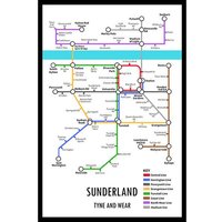 SUNDERLAND UNDERGROUND JIGSAW MAP (HPCUG1000)