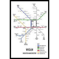 WIGAN UNDERGROUND JIGSAW MAP (HPCUG1000)