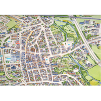 JIGRAPHY CITYSCAPES BURY ST EDMUNDS 400 PIECE