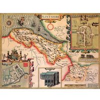 HISTORICAL MAP FLINTSHIRE 400 PIECE JIGSAW