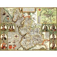 HISTORICAL MAP LANCASHIRE 400 PIECE JIGSAW