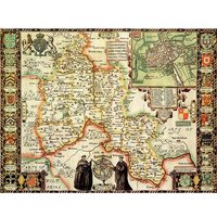 HISTORICAL MAP OXFORDSHIRE 400 PIECE JIGSAW