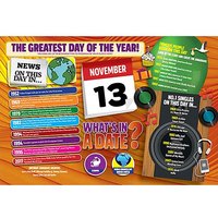 WHAT'S IN A DATE 13th NOVEMBER PERSONALISED 4