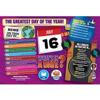 WHAT'S IN A DATE 16th JULY PERSONALISED 400 P
