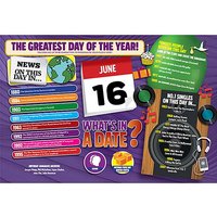 WHAT'S IN A DATE 16th JUNE PERSONALISED 400 P