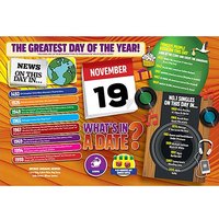 WHAT'S IN A DATE 19th NOVEMBER PERSONALISED 4