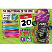 WHAT'S IN A DATE 20th APRIL PERSONALISED 400