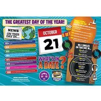 WHAT'S IN A DATE 21st OCTOBER PERSONALISED 40