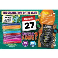 WHAT'S IN A DATE 27th FEBRUARY PERSONALISED 4