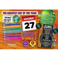 WHAT'S IN A DATE 27th NOVEMBER STANDARD 400 P
