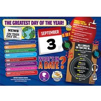 WHAT'S IN A DATE 3rd SEPTEMBER STANDARD 400 P