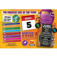 WHAT'S IN A DATE 5th AUGUST PERSONALISED 400