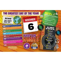 WHAT'S IN A DATE 6th NOVEMBER PERSONALISED 40