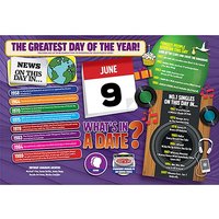 WHAT'S IN A DATE 9th JUNE PERSONALISED 400 PI