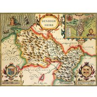 HISTORICAL MAP DENBIGHSHIRE 400 PIECE JIGSAW