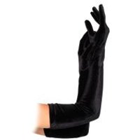 Image of Leg Avenue Opera Velvet Elbow Length Gloves