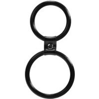 Image of Me You Us Dual Ring Cock Ring Black