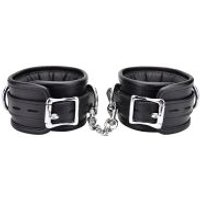 Image of Bound Leather Ankle Restraints