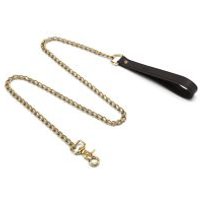 Image of Coco de Mer Black Leather Lead