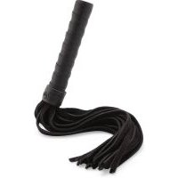 Image of Coco de Mer Black Leather Small Flogger